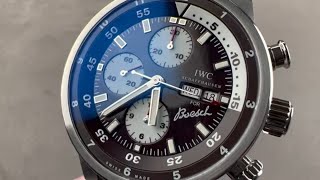 IWC Aquatimer Chronograph Boesch Limited Edition IW378204 IWC Watch Review [upl. by Mcginnis228]