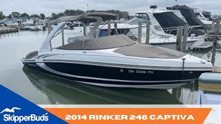 2014 Rinker 246 Captiva Boat Tour SkipperBuds [upl. by Nomrac]