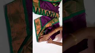 rajlaxmi nauvari saree cutting and stitching [upl. by Dnalram]