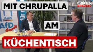 Am quotKüchentischquot mit Tino Chrupalla  Interview mit Helmut Reinhardt [upl. by Llywellyn]