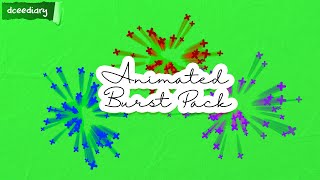 Burst of  sign Animation  Green Screen  Overlay [upl. by Anatole]