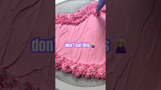 DON’T eat this 👀🎂 fake spackle cake diy [upl. by Harrietta]