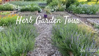 Herb Garden Tour July 2021 [upl. by Naot]