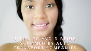 Moving Scams from Car Shipping Quotes 4 Tips to Avoid Being Scammed [upl. by Harriman466]