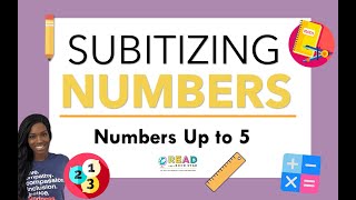 Subitizing 1 to 5 [upl. by Nurat]