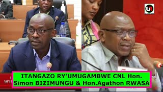 Hon Simon Bizimungu asohoye Itangazo ryUmugambwe CNL ryihuta  Ibifyoti vyateguye iyindi Conges [upl. by Amoakuh]