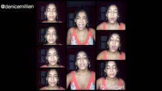 Multisymptom  quotSonita Like To Winequot A Capella Cover by Denice Millien [upl. by Los]