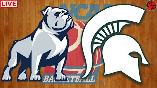 Samford vs Michigan State College Basketball Live PlayByPlay amp Reaction [upl. by Sophey]