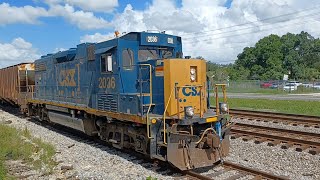 Friendly CSX and Amtrak Crews In Lakeland FL [upl. by Biernat817]