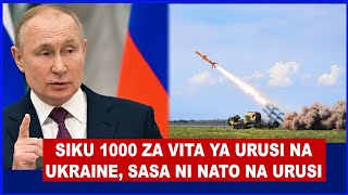 VITA YA URUSI NA UKRAINE YAINGIA PABAYA SIKU 1000 ZA VITA NATO SASA RASMI VITANI NA URUSI [upl. by Hebner]