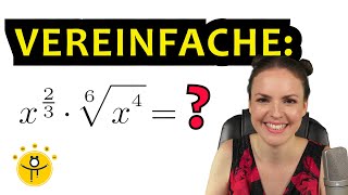 Potenzen und Wurzeln vereinfachen – Potenzen mit rationalen Exponenten Klasse 10 [upl. by Retswerb995]