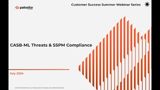 CASB ML Threats and SSPM Compliance [upl. by Elle]