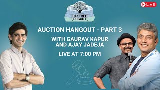 Auction Hangout  Part 3  Ft Gaurav Kapur and Ajay Jadeja  IPL IPL Auction [upl. by Iahk]