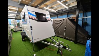 2024 Campmaster Duo new model review Andy Jenkinson small but neat tourer [upl. by Akessej57]