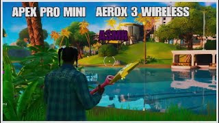 APEX PRO MINI  AEROX 3 WIRELESS  FORTNITE ASMR  SNOOP DOOG SKIN [upl. by Liemaj912]