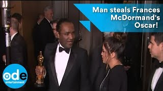 Man steals Frances McDormands Best Actress Oscar [upl. by Ennadroj]