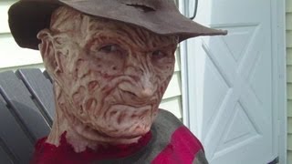 Freddy Krueger  ANOES Pt 3  Silicone Mask  Darkride Studios HD [upl. by Lindbom571]