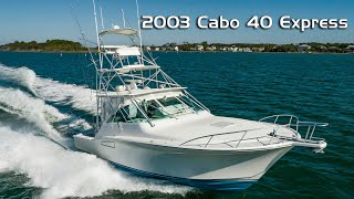 Check out this mint 2003 Cabo 40 Express [upl. by Mildrid]