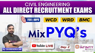 WCD PYQs  WCD Civil Most Expected MCQs  WCD Civil je pyqs Useful For wcd wrd bmc  Day 02 [upl. by Acey323]