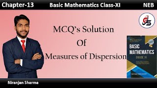 MCQs Solution of Measures of Dispersion  Class 11  NEB  Get Solution  Niranjan Sharma [upl. by Apeed]