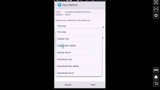 Dropsync Dropbox Sync Program for Android How To [upl. by Ellehcer245]