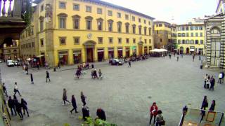 Florence Italy  Piazza Duomo  Old Stove Pub Window Timelapse GOPRO HD 1080p [upl. by Tammi]