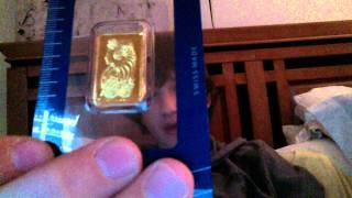 10 gram gold bar [upl. by Kilam]