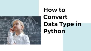 How to Convert Data Types in Pandas Data Frame Python [upl. by Ccasi40]