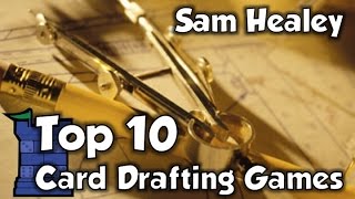 Top 10 Card Drafting Games  with Sam Healey [upl. by Nyrtak]