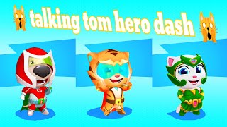 WHOS THE WINNER🌈🚩💥 TALKING TOM HERO DASH 80 BEN ANGELA amp GINGER gameplay android games tom qinn [upl. by Fleur656]