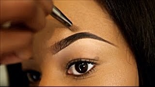 How to Quick amp Easy Eyebrows Sadé Ogun [upl. by Thetes]