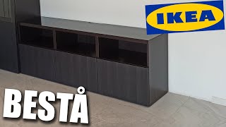 IKEA BESTA  Comment assembler meuble TV bas avec tiroir [upl. by Ddene]