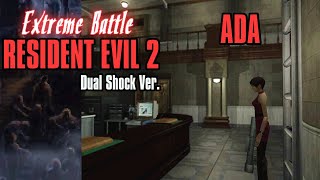 Resident Evil 2 PS1 Extreme Battle Ada Gameplay [upl. by Aindrea]