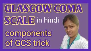 Glasgow coma scale in hindi lecture  Component of GCS  Articles of GCS  Neurological scale [upl. by Cathlene]