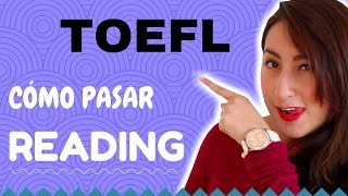 CONSEJOS para APROBAR el TOEFL  READING ItzelGarmed ♡ [upl. by Banquer468]