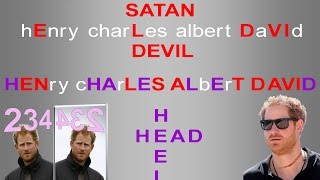 Prince Harry Anagram Satan Devil  Roaring Lion  UPDATE See Pinned Comment [upl. by Arlana]