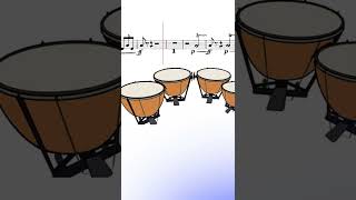 Also sprach Zarathustra – Opening – Timpani Moment shorts [upl. by Seton]