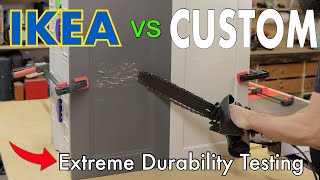 IKEA Kitchen Cabinet Door VS Custom Painted Door Which is MORE DURABLE [upl. by Gerardo506]