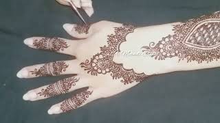 Aesthetic Mehndi Design  Back Hand Mehndi Design  Inspirational Design  Henna by ai [upl. by Blondell]