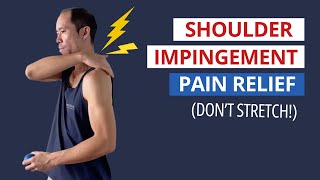 Shoulder Impingement PAIN RELIEF in 5 Minutes Faster than Tylenol [upl. by Levitt143]