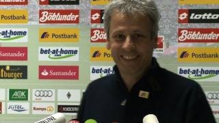 Gladbach Lucien Favre vor Verfolgerduell gegen Schalke gelassen [upl. by Rambow401]