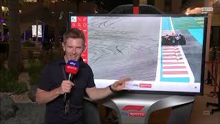 Hamilton Out in Q1 due to Bollard on Track Sky F1 Analysis  Abu Dhabi Grand Prix 2024 f1 [upl. by Yonit]