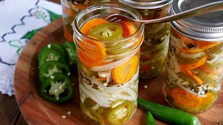 Escabeche  Chiles en Vinagre Pickled Jalapeños [upl. by Camila]