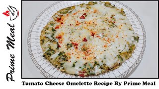 Tomato Cheese Omelette  5 Minutes Breakfast Recipe By Prime Meal [upl. by Hun689]