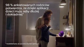 Szczoteczki soniczne dla dzieci  Sonicare for Kids z aplikacją [upl. by Leatri]