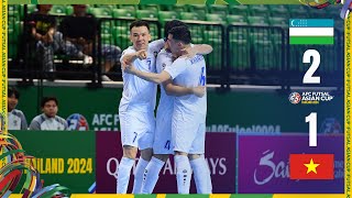 ACFutsal2024  Quarterfinal  Uzbekistan 2  1 Vietnam [upl. by Player]