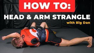 How To Head amp Arm Strangle with Big Dan Manasoiu [upl. by Aserehc]