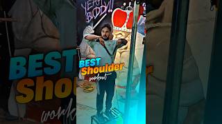 Best Shoulder Workout at Gym 💪 minivlog shortvlog workout [upl. by Eisor658]