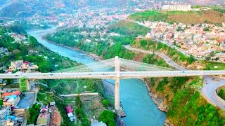 🏞Muzaffarabad  Capital Of Azad Kashmir  Footage With Drone 2018 [upl. by Akimahs469]