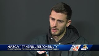 I take responsibility for what happened Matt Miazga addresses 3match suspension for first time [upl. by Maighdiln]